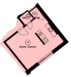 Geräumiges und möbliertes Single Apartment! Beste City West Lage! - Apartment 218