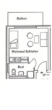 Single Apartment mit Duplex KFZ-Stellplatz nahe dem Frillendorfer Platz! *BEZUGSFREI* - Grundriss