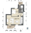 Charmante Wohnung mit Balkon und offenen Wohn- Essbereich! - Grundriss