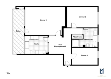 Wohlfühlen in Schöneberg: Lichtdurchflutete Wohnung mit Südbalkon!, 10823 Berlin, Renditeobjekt