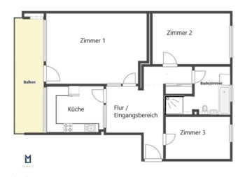 Lichtdurchflutete Wohnung mit TG-Stellplatz am beliebten Heinrich-Lassen-Park! *VERMIETET*, 10823 Berlin, Etagenwohnung