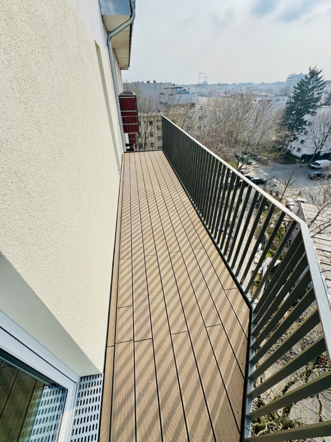 Balkon Blick 7 Etage