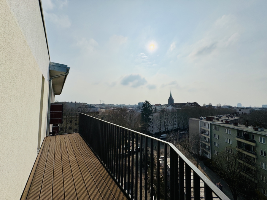 Balkon Blick 7 Etage