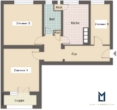 Charmante Altbauwohnung im beliebten Rheingauviertel! Dielen, Balkon! *BEZUGSFREI ab 01.09.2025* - Grundriss